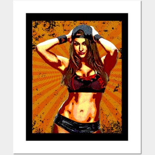 Nikki Bella // Retro Comics Style Posters and Art